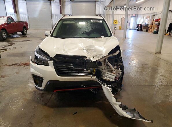 JF2SKARC8MH536385 2021 SUBARU FORESTER White Widok z przodu