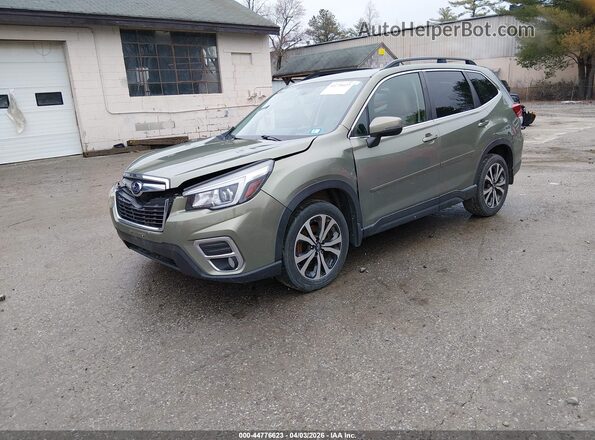 JF2SKASC8LH480862 2020 SUBARU FORESTER Green Передня ліва чверть