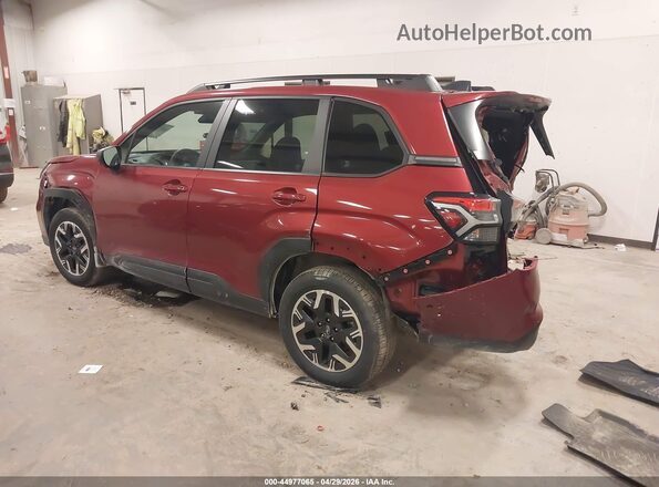JF2SLDBC3SH546778 2025 SUBARU FORESTER Red უკანა მარცხენა