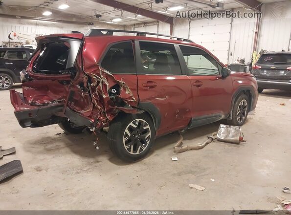 JF2SLDBC3SH546778 2025 SUBARU FORESTER Red უკანა მარჯვენა