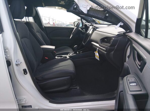JF2SLDDC8SH515894 2025 SUBARU FORESTER White Սալոնի դիմացի տեսք