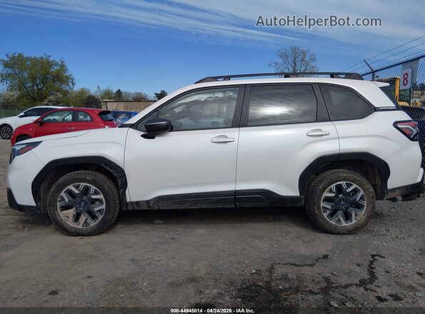 JF2SLDDC8SH515894 2025 SUBARU FORESTER White Սալոնի 360 աստիճան տեսք