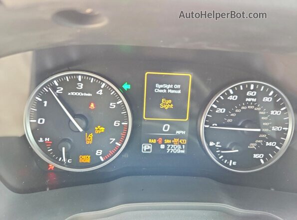 JF2SLDTC5SH546277 2025 SUBARU FORESTER Blue Widok zestawu wskaźników