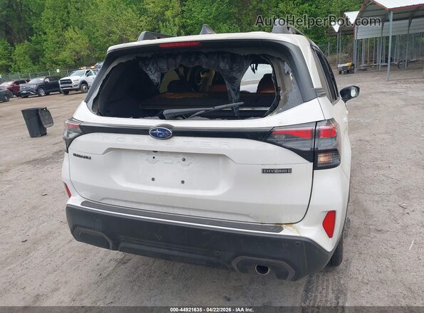 JF2SLSRD2SH450143 2025 SUBARU FORESTER White 
