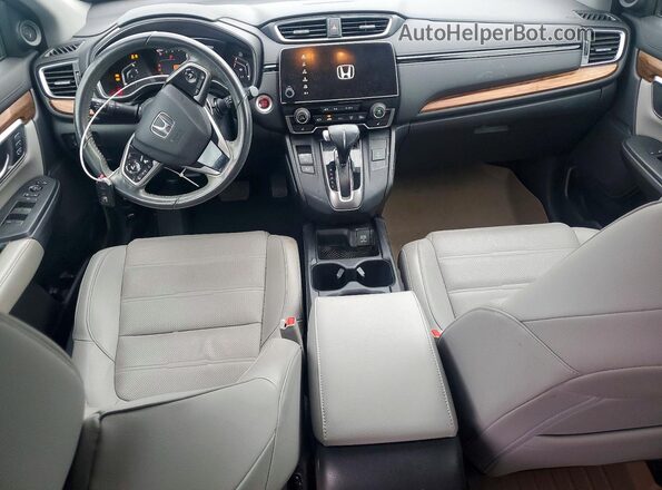 JHLRW2H97KX007979 2019 HONDA CR-V Gray Dashboard view