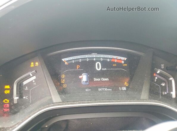 JHLRW2H97KX007979 2019 HONDA CR-V Gray Instrument cluster view