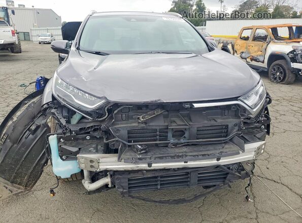 JHLRW2H97KX007979 2019 HONDA CR-V Gray Front view