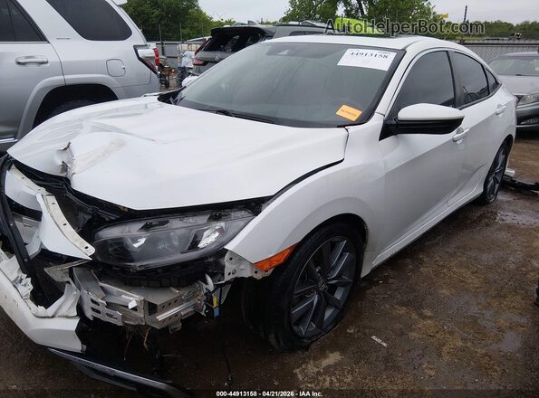 JHMFC1F70KX002884 2019 HONDA CIVIC White Front left