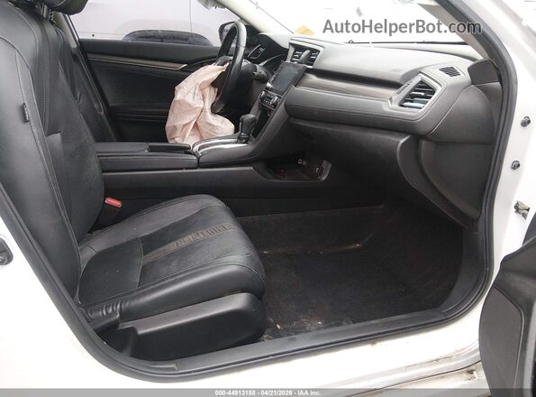 JHMFC1F70KX002884 2019 HONDA CIVIC White Front interior view