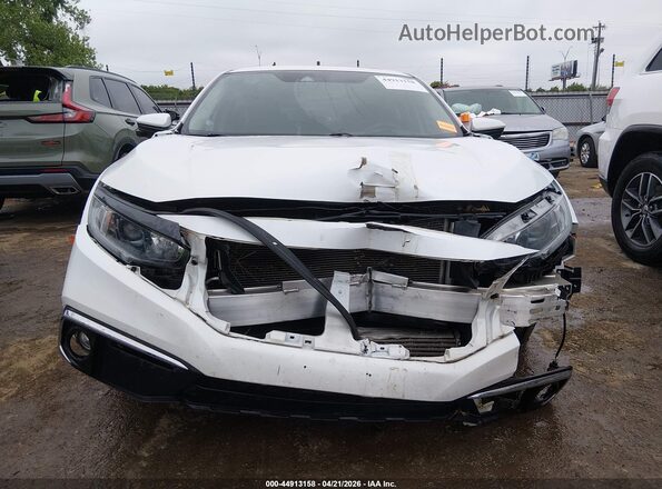 JHMFC1F70KX002884 2019 HONDA CIVIC White Rear interior view
