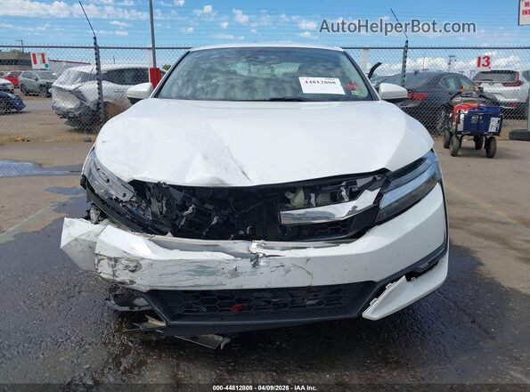 JHMZC5F11JC016282 2018 HONDA CLARITY White Instrument cluster view