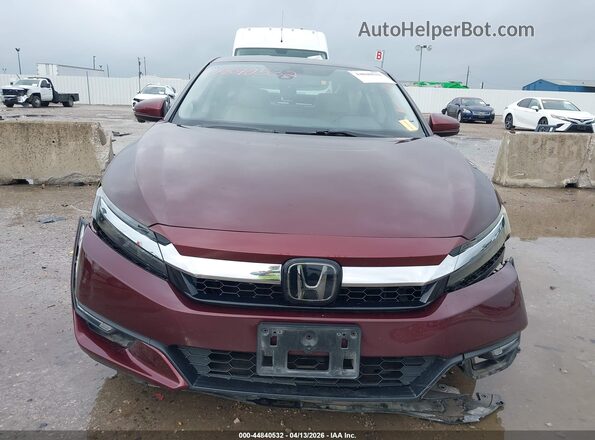 JHMZC5F38JC022548 2018 HONDA CLARITY Burgundy Սարքավորումների վահանակի տեսք