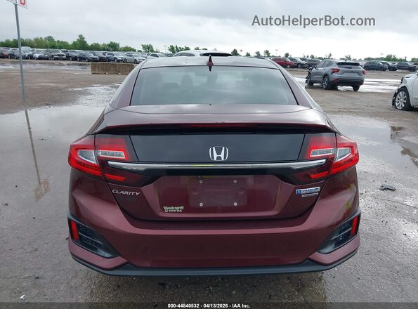 JHMZC5F38JC022548 2018 HONDA CLARITY Burgundy 
