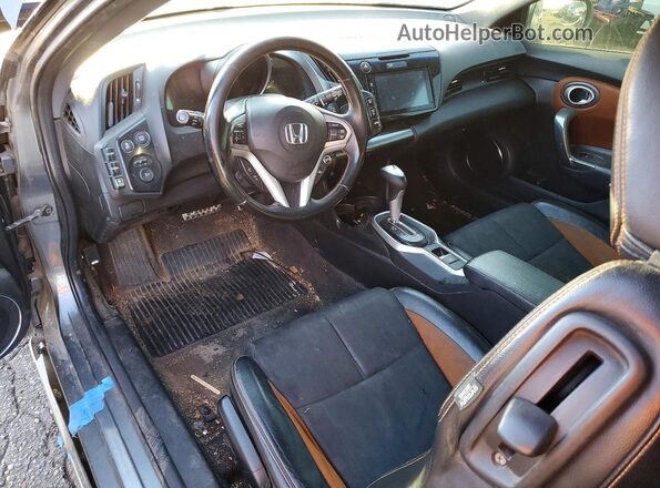 JHMZF1D62GS000332 2016 HONDA CR-Z Gray Առջևի վահանակի տեսք