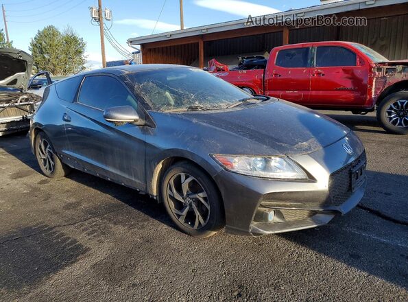 JHMZF1D62GS000332 2016 HONDA CR-Z Gray Առջևի աջ