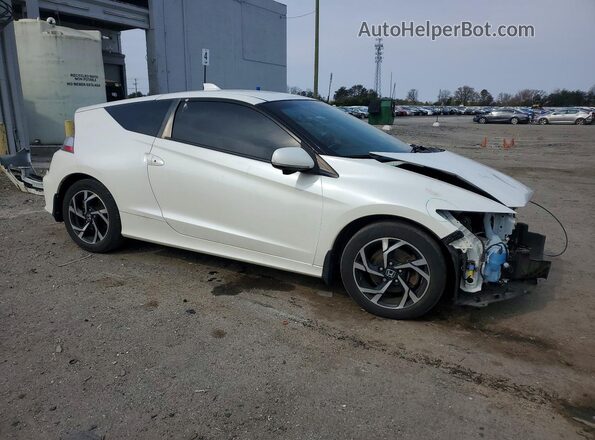 JHMZF1D65GS000695 2016 HONDA CR-Z White Передня права чверть