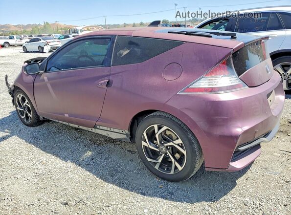 JHMZF1D65GS001572 2016 HONDA CR-Z Purple Rear left