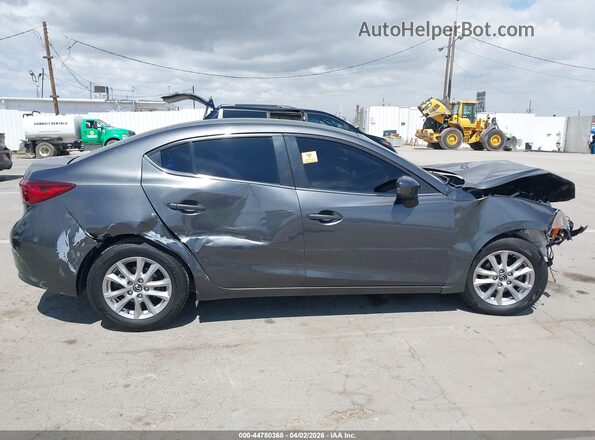 JM1BM1U77G1303467 2016 MAZDA 3 Gray Вид задньої частини салону