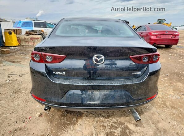 JM1BPAA7XM1333232 2021 MAZDA 3 Black უკანა ხედი
