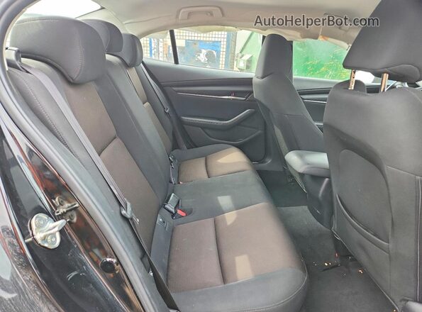 JM1BPAA7XM1333232 2021 MAZDA 3 Black უკანა სავარძლების ხედი