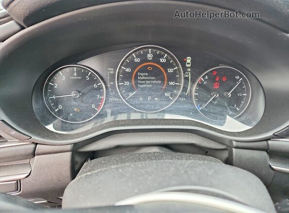JM1BPAA7XM1333232 2021 MAZDA 3 Black ხელსაწყოთა პანელის ხედი