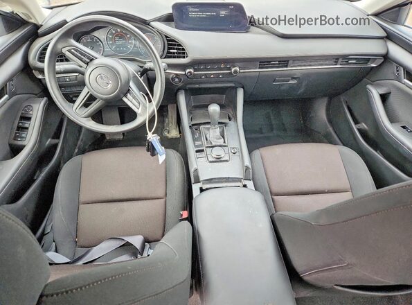 JM1BPAA7XM1333232 2021 MAZDA 3 Black წინა პანელის ხედი