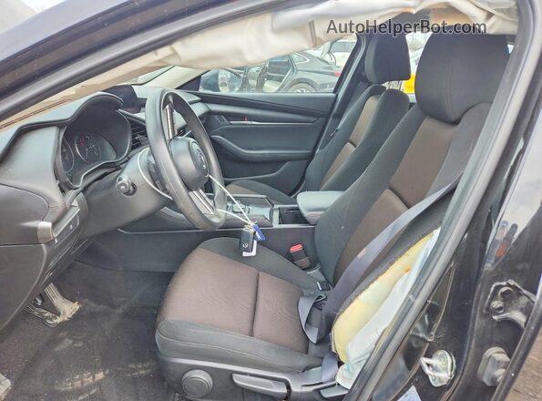 JM1BPAA7XM1333232 2021 MAZDA 3 Black წინა სალონის ხედი