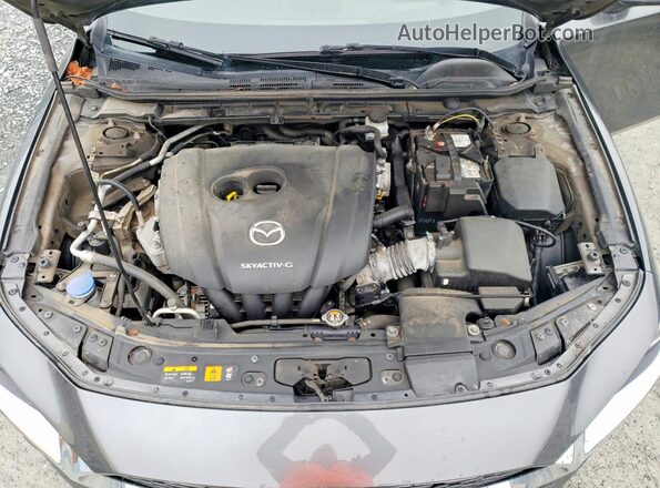 JM1BPADM9K1104426 2019 MAZDA 3 Gray Widok wnętrza z tyłu