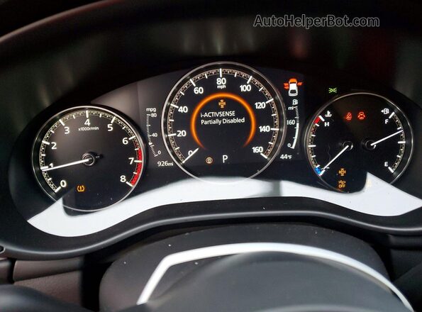 JM1BPALL4T1851023 2026 MAZDA 3 Black Widok zestawu wskaźników