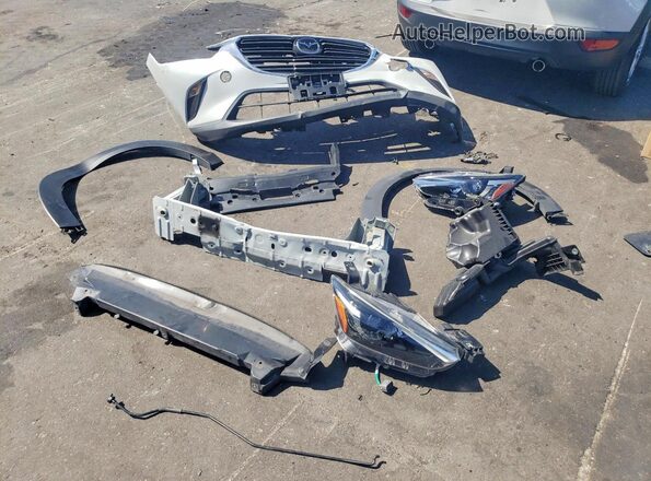 JM1DKDB71M1504358 2021 MAZDA CX-3 Gray Вид наклейки з VIN-кодом