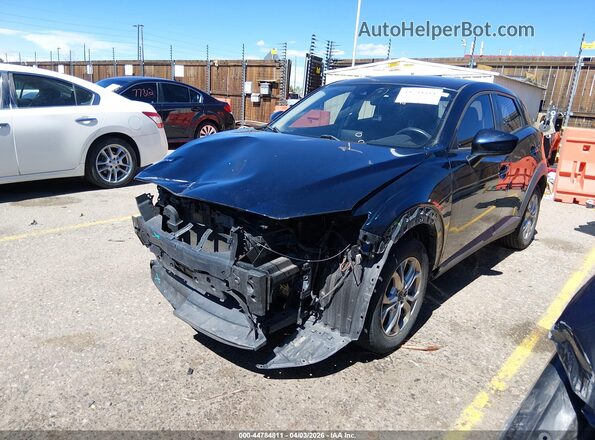 JM1DKDB72J1309753 2018 MAZDA CX-3 Blue Передня ліва чверть