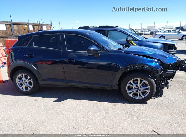 JM1DKDB72J1309753 2018 MAZDA CX-3 Blue Вид задньої частини салону