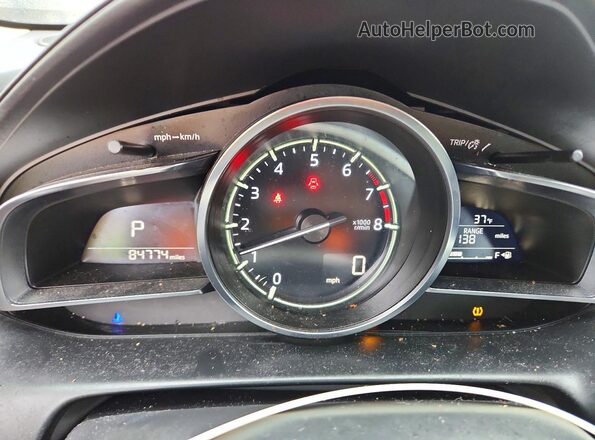 JM1DKDB76M1504355 2021 MAZDA CX-3 Gray ხელსაწყოთა პანელის ხედი
