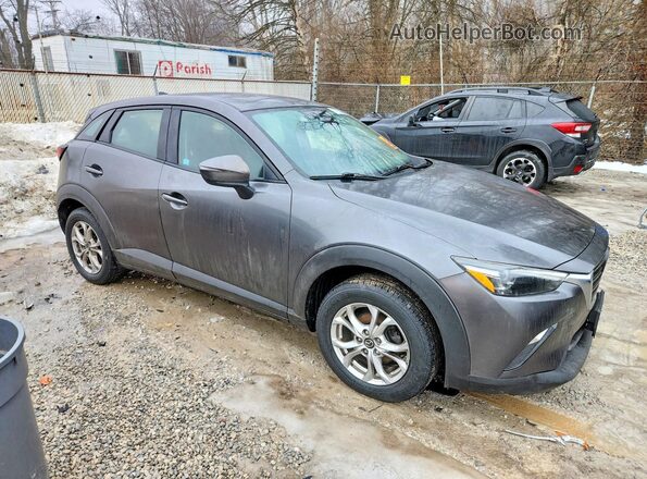 JM1DKDB76M1504355 2021 MAZDA CX-3 Gray წინა მარჯვენა