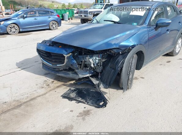 JM1DKFB76L1474400 2020 MAZDA CX-3 Синий Вид спереди