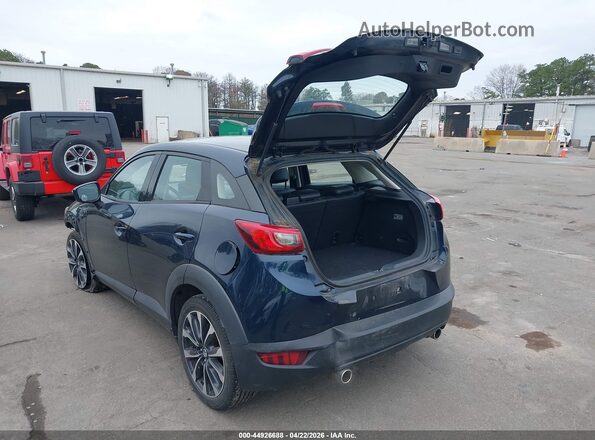 JM1DKFC75K0404342 2019 MAZDA CX-3 Navy უკანა მარცხენა