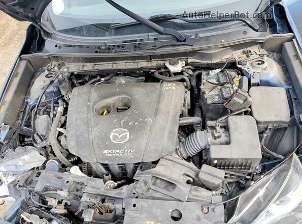 JM1DKFC77K1461197 2019 MAZDA CX-3 Синий Вид задней части салона
