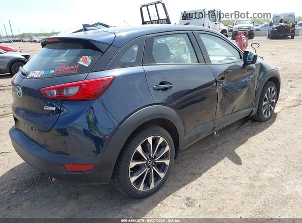 JM1DKFC78K0410183 2019 MAZDA CX-3 Blue Trasero derecho