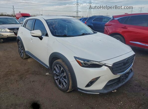 JM1DKFD71K0448546 2019 MAZDA CX-3 White Delantero derecho