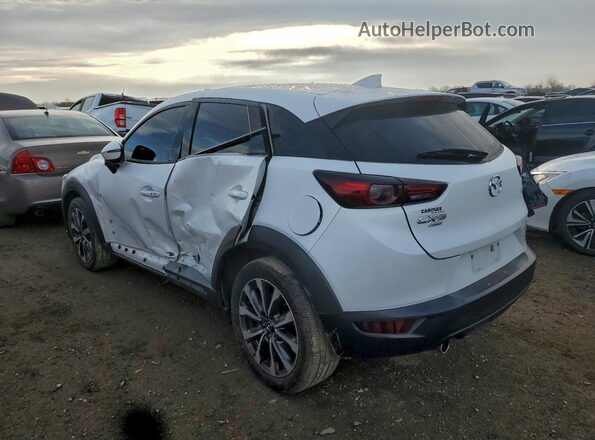 JM1DKFD71K0448546 2019 MAZDA CX-3 White Trasero izquierdo