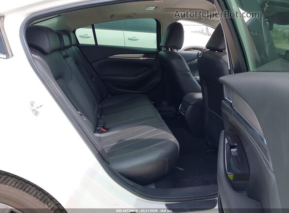 JM1GL1TY5M1613826 2021 MAZDA 6 White Widok naklejki z numerem VIN