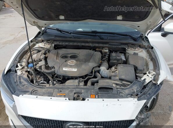 JM1GL1TY5M1613826 2021 MAZDA 6 White Widok z tyłu