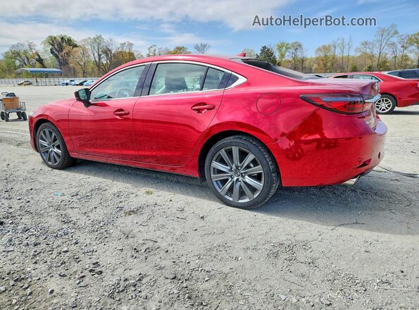 JM1GL1TY5M1614815 2021 MAZDA 6 Red Rear left