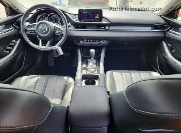 JM1GL1TY5M1614815 2021 MAZDA 6 Red Dashboard view