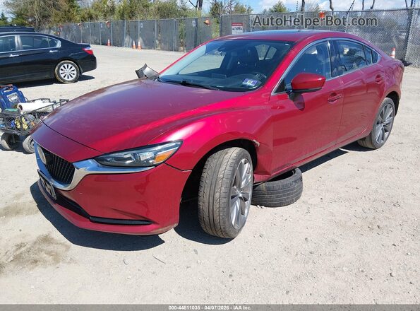 JM1GL1TY7K1508699 2019 MAZDA 6 Red Przód lewy