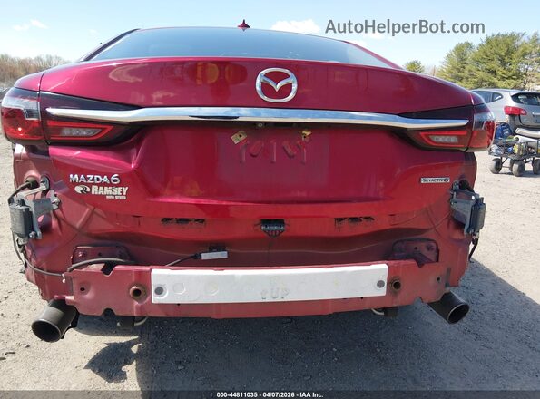 JM1GL1TY7K1508699 2019 MAZDA 6 Red Widok z przodu
