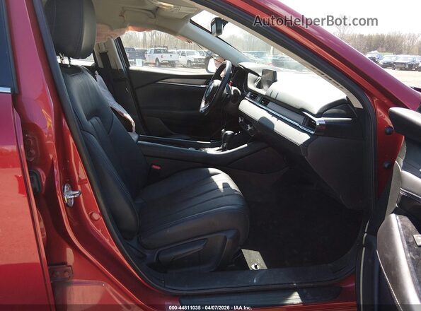 JM1GL1TY7K1508699 2019 MAZDA 6 Red Widok wnętrza z przodu