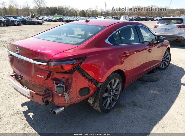 JM1GL1TY7K1508699 2019 MAZDA 6 Red Tył prawy