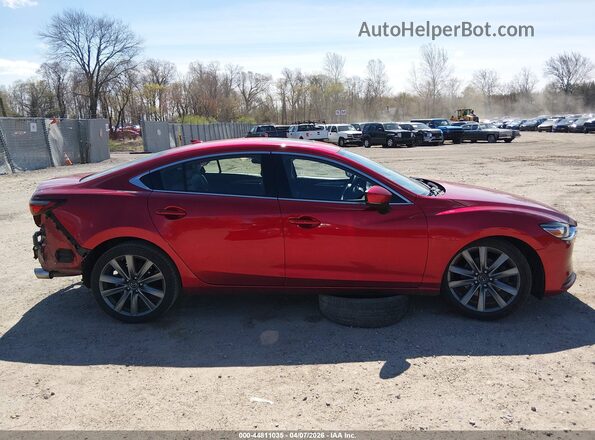JM1GL1TY7K1508699 2019 MAZDA 6 Red Widok wnętrza z tyłu