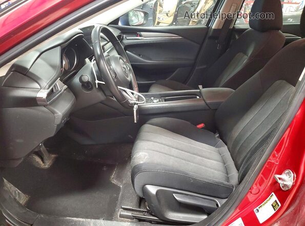 JM1GL1UM5M1608587 2021 MAZDA 6 Красный Вид салона спереди